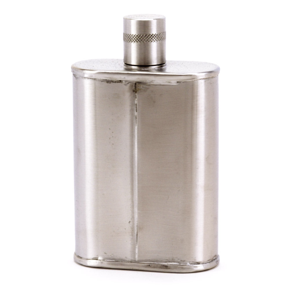 Stealth Industrial Stainless Steel Flask – Matte Precision Design