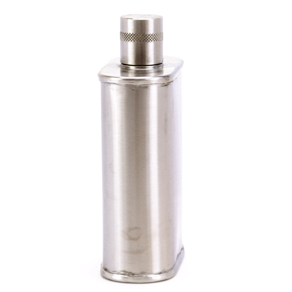Stealth Industrial Stainless Steel Flask – Matte Precision Design