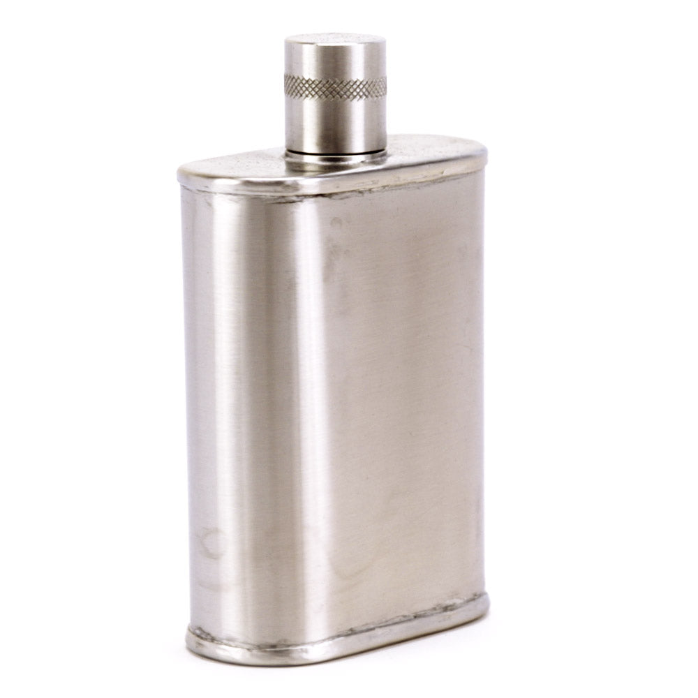 Stealth Industrial Stainless Steel Flask – Matte Precision Design