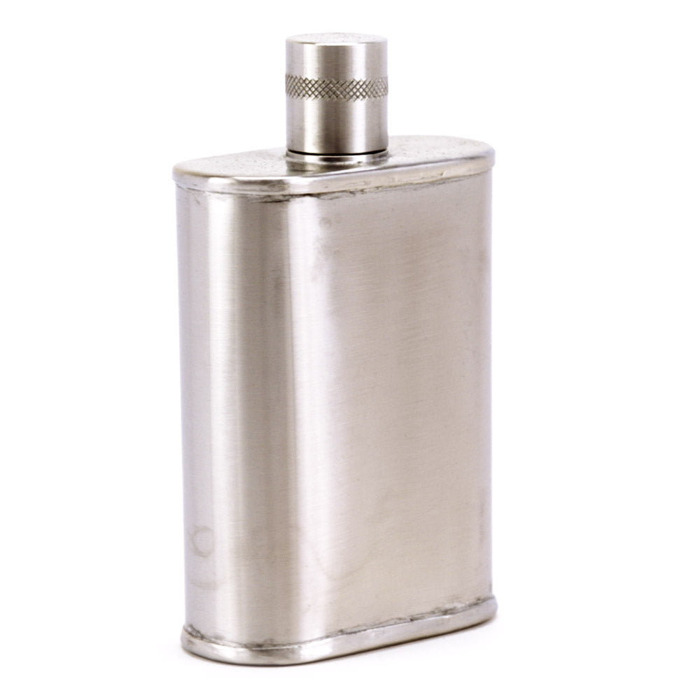 Stealth Industrial Stainless Steel Flask – Matte Precision Design