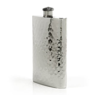 Pioneer Hammered Pewter Flask – Distinctive Handcrafted Heirloom Design