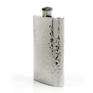 Pioneer Hammered Pewter Flask – Distinctive Handcrafted Heirloom Design