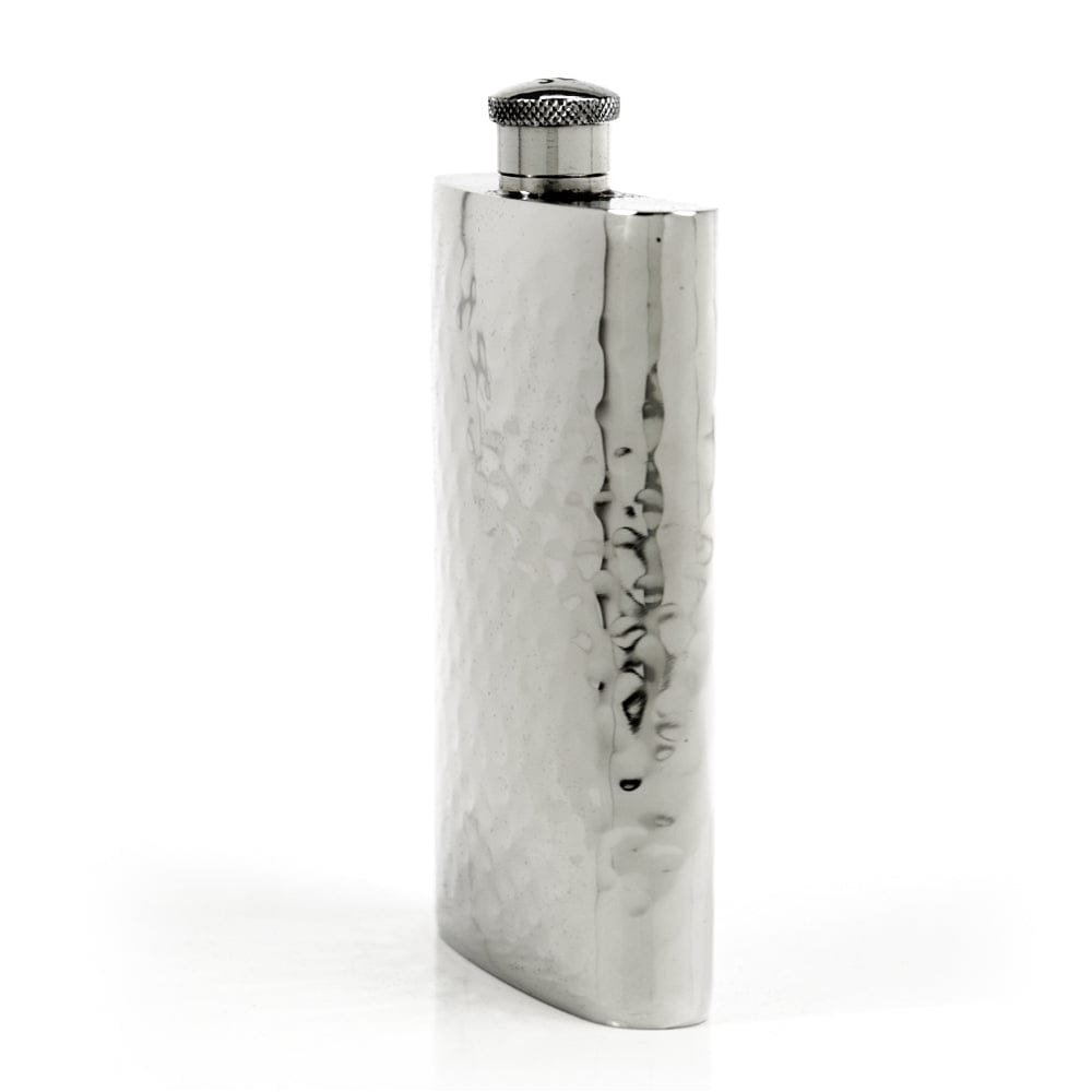 Pioneer Hammered Pewter Flask – Distinctive Handcrafted Heirloom Design