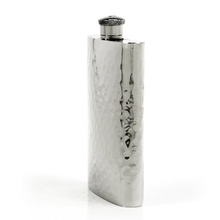 Pioneer Hammered Pewter Flask – Distinctive Handcrafted Heirloom Design