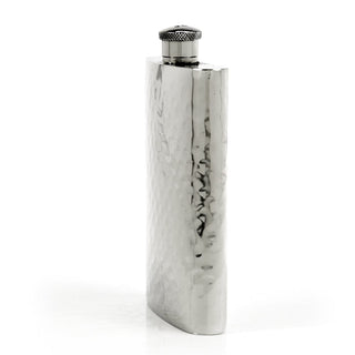 Pioneer Hammered Pewter Flask – Distinctive Handcrafted Heirloom Design