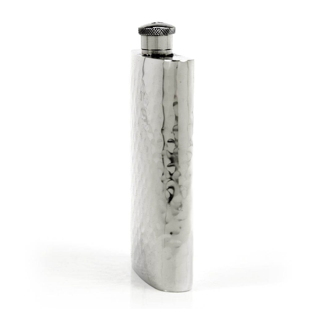 Pioneer Hammered Pewter Flask – Distinctive Handcrafted Heirloom Design