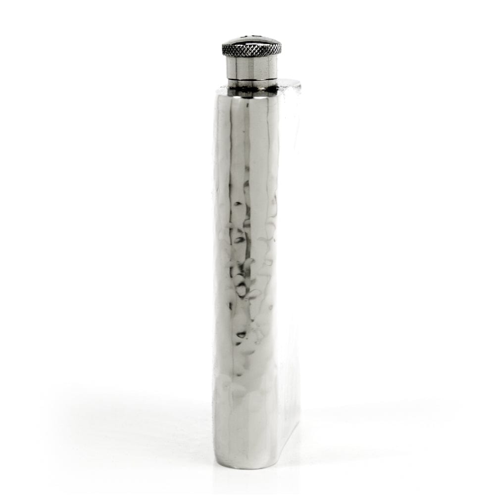 Pioneer Hammered Pewter Flask – Distinctive Handcrafted Heirloom Design