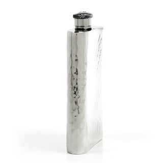 Pioneer Hammered Pewter Flask – Distinctive Handcrafted Heirloom Design
