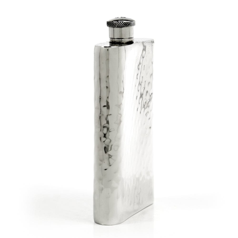 Pioneer Hammered Pewter Flask – Distinctive Handcrafted Heirloom Design