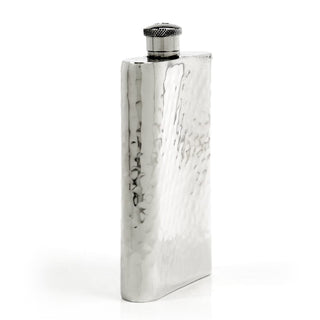 Pioneer Hammered Pewter Flask – Distinctive Handcrafted Heirloom Design