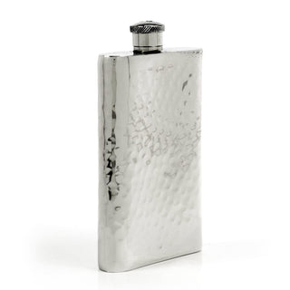 Pioneer Hammered Pewter Flask – Distinctive Handcrafted Heirloom Design
