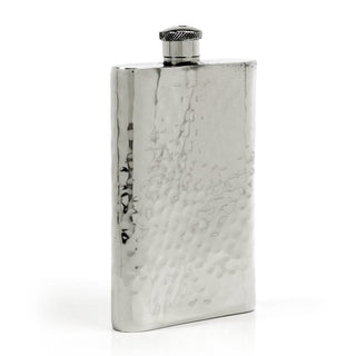 Pioneer Hammered Pewter Flask – Distinctive Handcrafted Heirloom Design