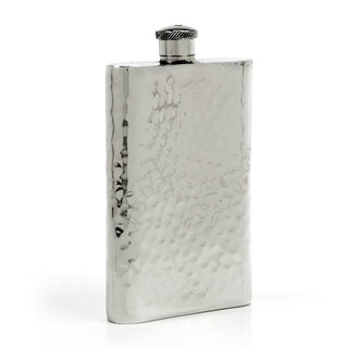 Pioneer Hammered Pewter Flask – Distinctive Handcrafted Heirloom Design