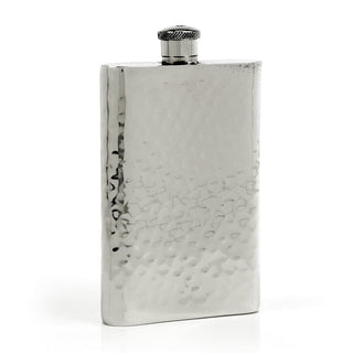 Pioneer Hammered Pewter Flask – Distinctive Handcrafted Heirloom Design