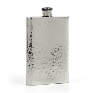 Pioneer Hammered Pewter Flask – Distinctive Handcrafted Heirloom Design