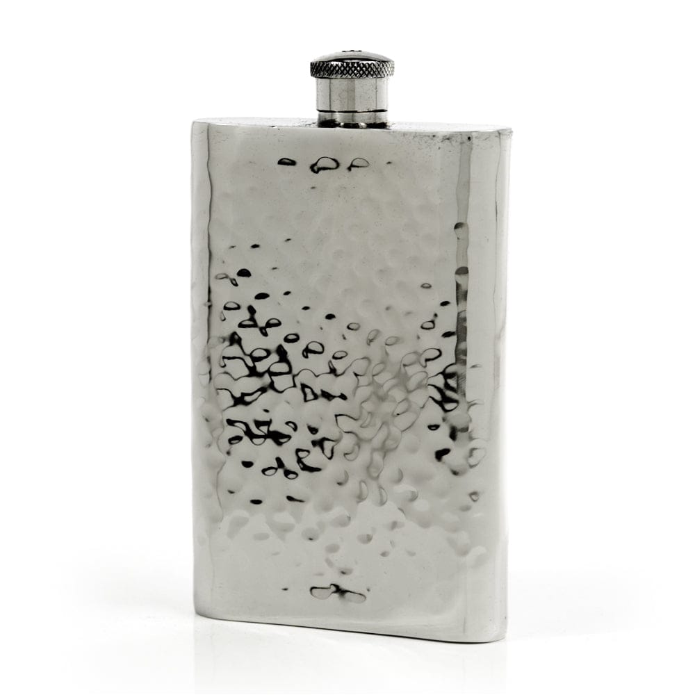 Pioneer Hammered Pewter Flask – Distinctive Handcrafted Heirloom Design
