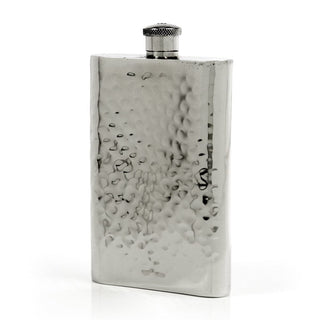 Pioneer Hammered Pewter Flask – Distinctive Handcrafted Heirloom Design