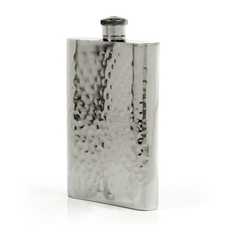 Pioneer Hammered Pewter Flask – Distinctive Handcrafted Heirloom Design