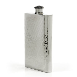 Pioneer Hammered Pewter Flask – Distinctive Handcrafted Heirloom Design