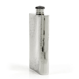 Pioneer Hammered Pewter Flask – Distinctive Handcrafted Heirloom Design