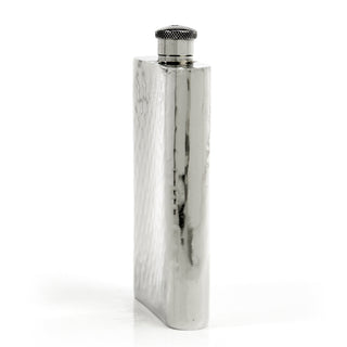 Pioneer Hammered Pewter Flask – Distinctive Handcrafted Heirloom Design