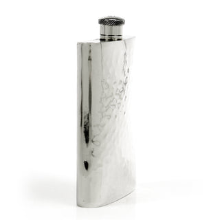 Pioneer Hammered Pewter Flask – Distinctive Handcrafted Heirloom Design