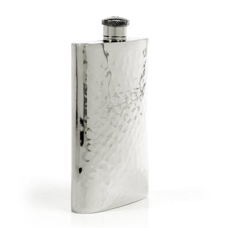 Pioneer Hammered Pewter Flask – Distinctive Handcrafted Heirloom Design