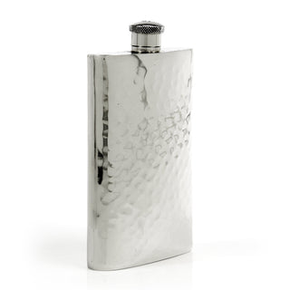 Pioneer Hammered Pewter Flask – Distinctive Handcrafted Heirloom Design
