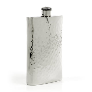 Pioneer Hammered Pewter Flask – Distinctive Handcrafted Heirloom Design