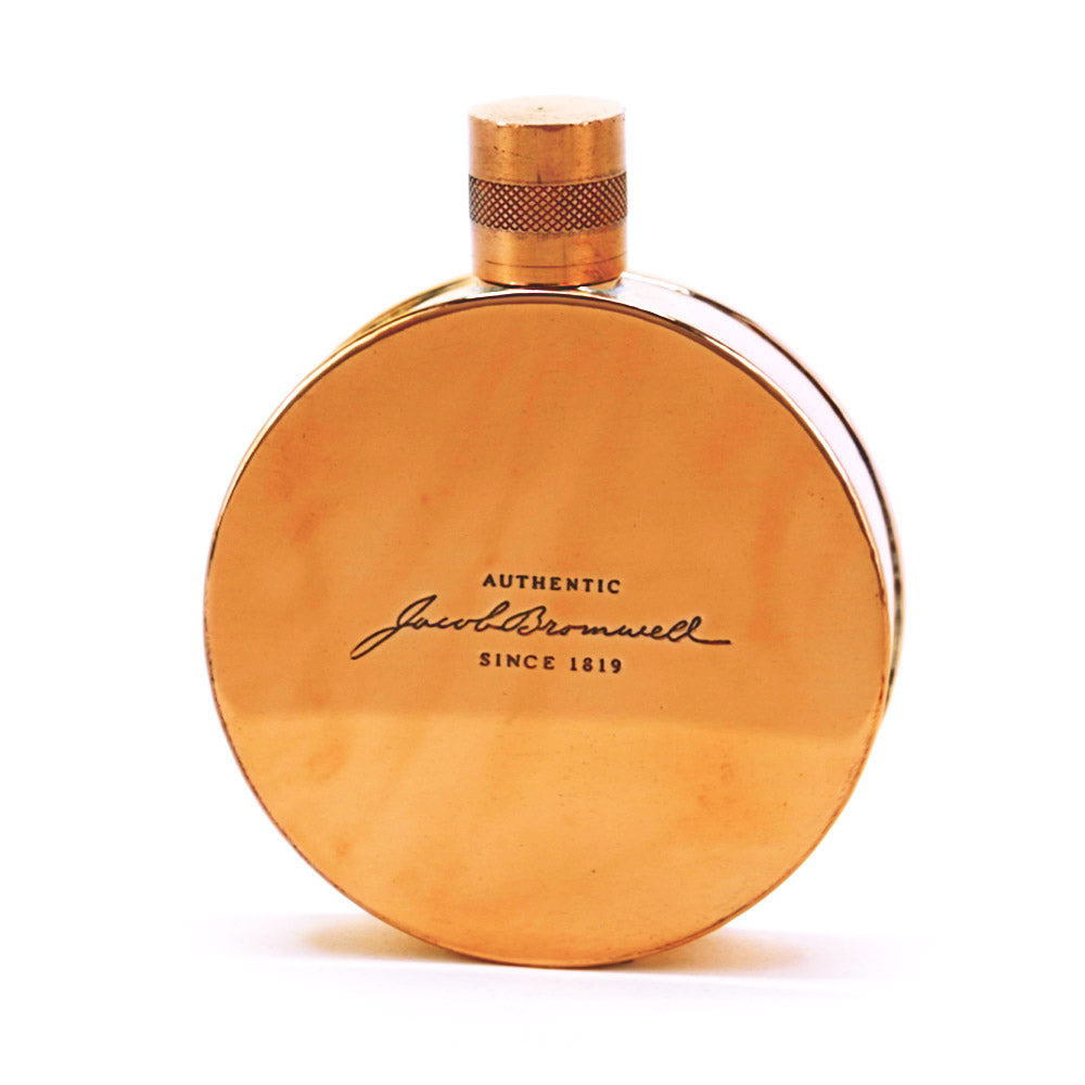 Kentucky Round Copper Flask – Handcrafted Heritage Pocket Flask