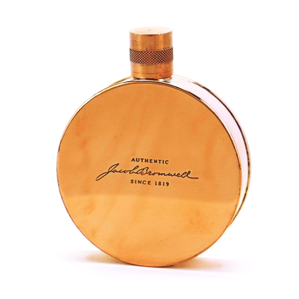 Kentucky Round Copper Flask – Handcrafted Heritage Pocket Flask
