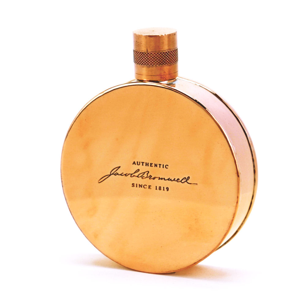 Kentucky Round Copper Flask – Handcrafted Heritage Pocket Flask