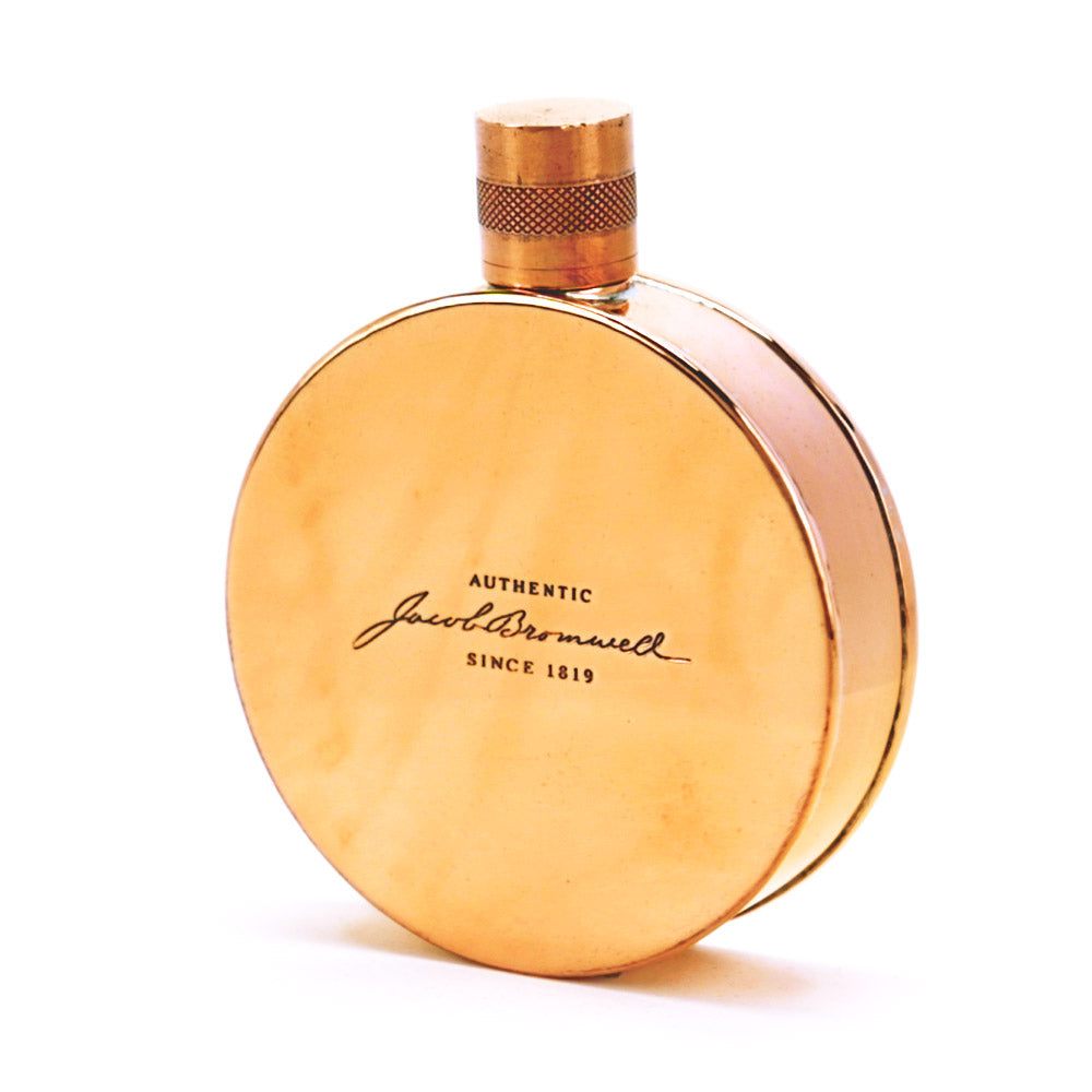Kentucky Round Copper Flask – Handcrafted Heritage Pocket Flask