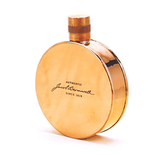 Kentucky Round Copper Flask – Handcrafted Heritage Pocket Flask
