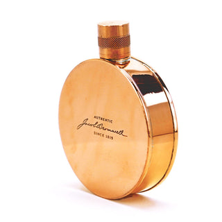 Kentucky Round Copper Flask – Handcrafted Heritage Pocket Flask