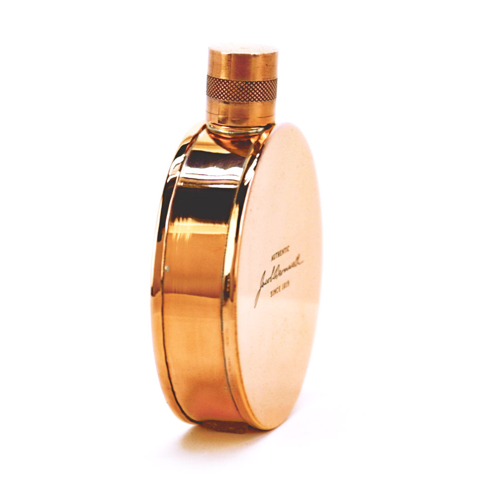 Kentucky Round Copper Flask – Handcrafted Heritage Pocket Flask