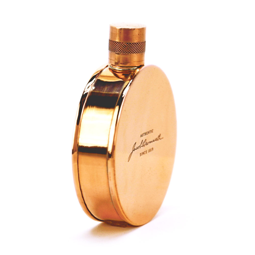 Kentucky Round Copper Flask – Handcrafted Heritage Pocket Flask