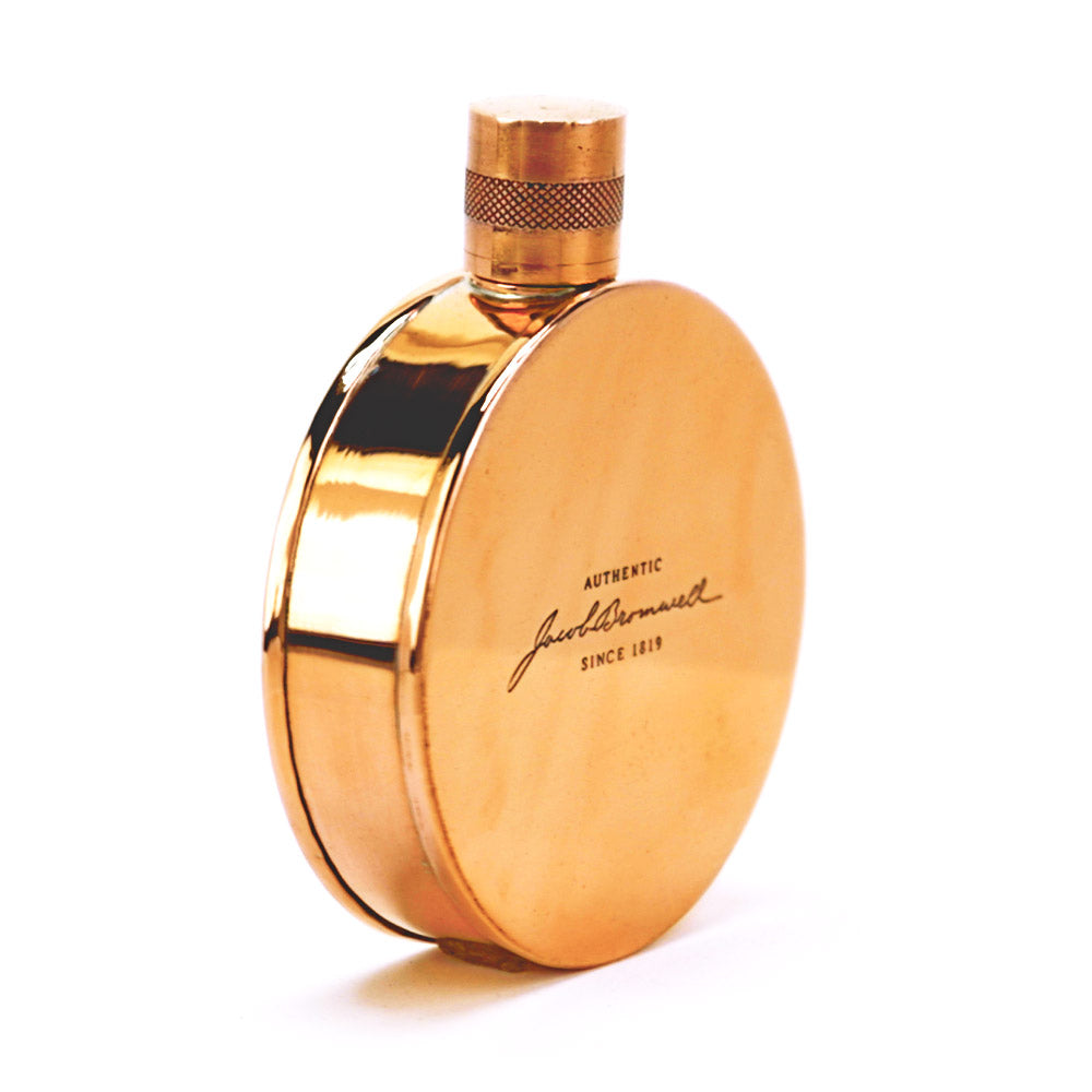 Kentucky Round Copper Flask – Handcrafted Heritage Pocket Flask