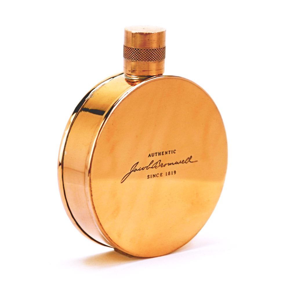 Kentucky Round Copper Flask – Handcrafted Heritage Pocket Flask