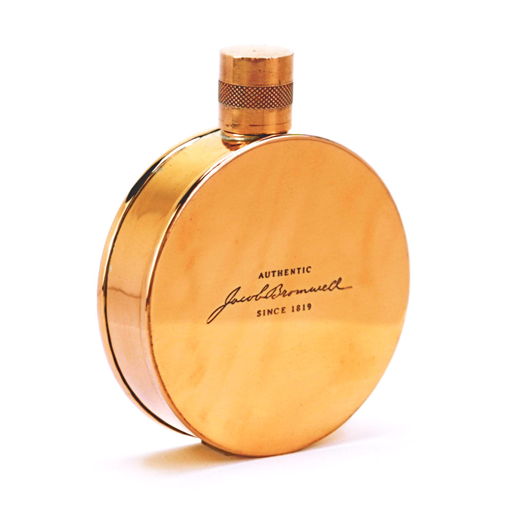 Kentucky Round Copper Flask – Handcrafted Heritage Pocket Flask