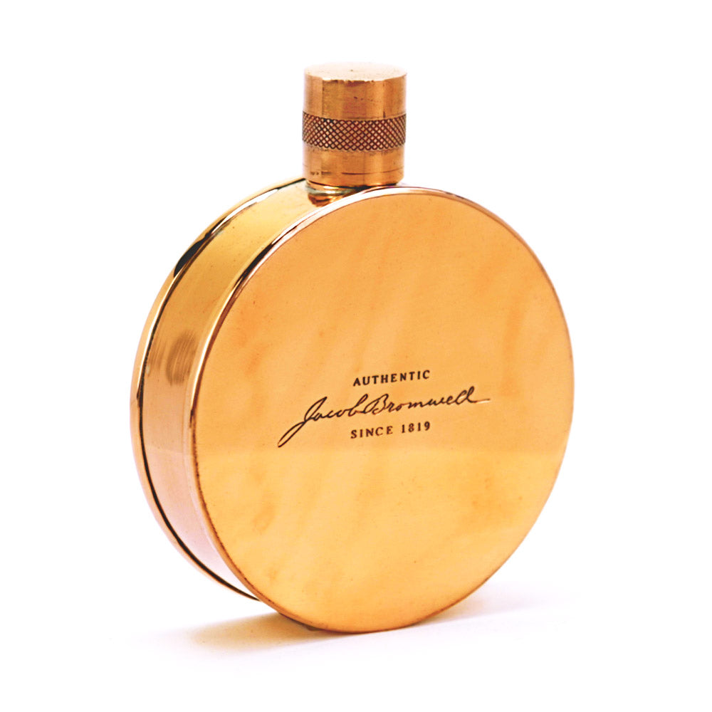 Kentucky Round Copper Flask – Handcrafted Heritage Pocket Flask