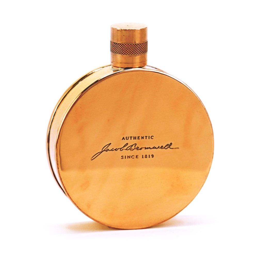 Kentucky Round Copper Flask – Handcrafted Heritage Pocket Flask