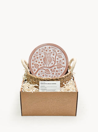 Bread Warmer & Basket - Owl Round