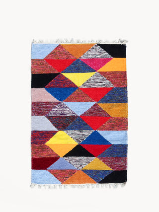 Rana Color Pop Floor Mat | Handwoven Recycled Chenille Rug
