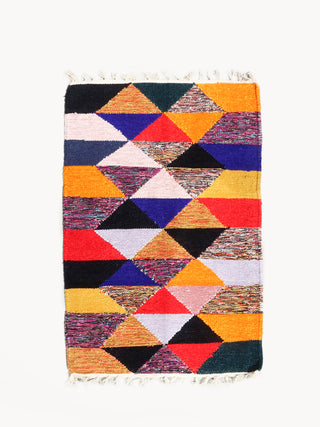 Rana Color Pop Floor Mat | Handwoven Recycled Chenille Rug