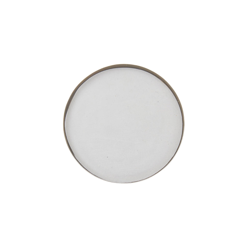Glass Accent Botanical Candle Plate