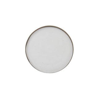 Glass Accent Botanical Candle Plate