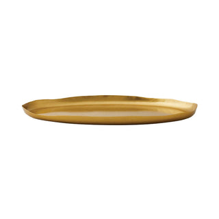 Gold Centerpiece Botanical Candle Plate