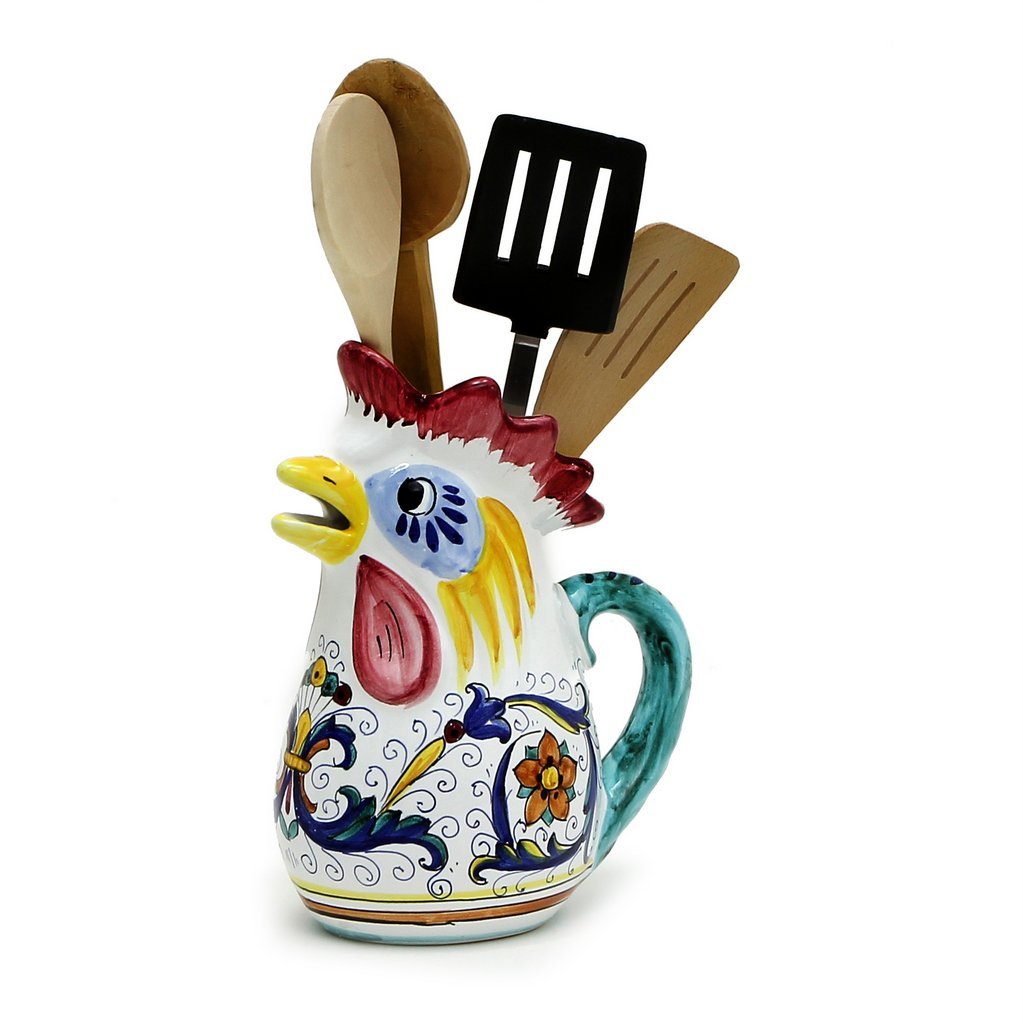 RICCO DERUTA DELUXE: Rooster of Fortune multi use pitcher