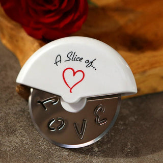 A Slice of Love Stainless-Steel Pizza Cutter in Miniature Pizza Box